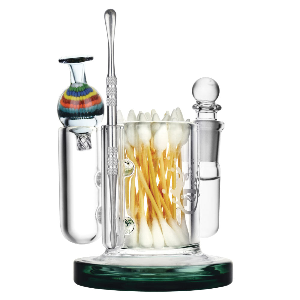 Pulsar Isopropyl Cleaning Station with assorted color accents for dab gear maintenance