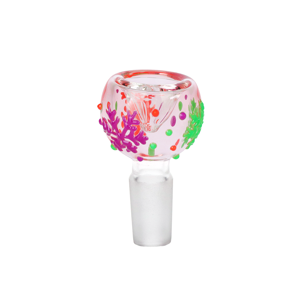 Pulsar Kiss My Lips Glow in the Dark Beaker Glass Water Pipe | 9.75" | 14mm F