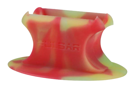 Pulsar Knuckle Bubbler Stand in Silicone, 3.3" x 2.3" Size, Front View on White Background