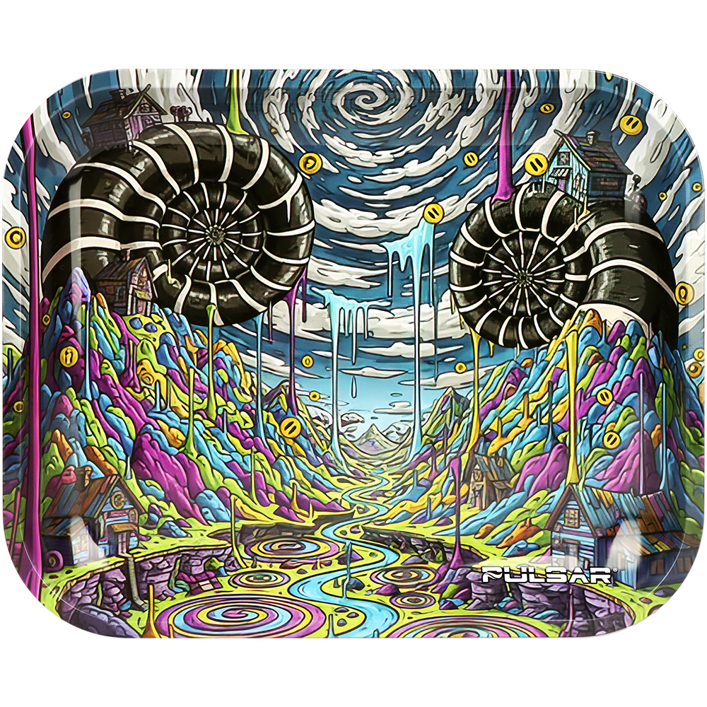 Pulsar Large Metal Rolling Tray | 13"x11"