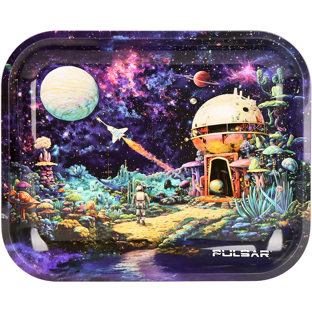 Pulsar Large Metal Rolling Tray | 13"x11"