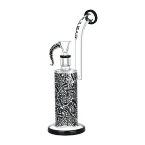 Pulsar Camo Series Rig-Style Water Pipe, 10.5", 14mm Female, Borosilicate Glass, Front View