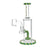 Pulsar Lollipalooza Dab Rig in Green, 8.5" Borosilicate Glass, Front View on White Background