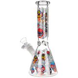 Pulsar Luchadors Beaker Glass Water Pipe | 10" | 14mm F