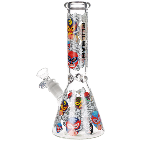 Pulsar Luchadors Beaker Glass Water Pipe | 10" | 14mm F