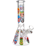 Pulsar Luchadors Beaker Glass Water Pipe | 10" | 14mm F