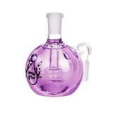 Pulsar Magic Sphere Glycerin Ash Catcher in purple, 14mm, for cooler hits, side view on white background