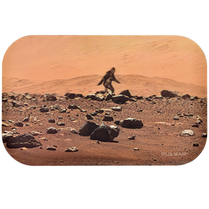 Pulsar Magnetic 3D Rolling Tray Lid | Bigfoot on Mars | 11"x7"