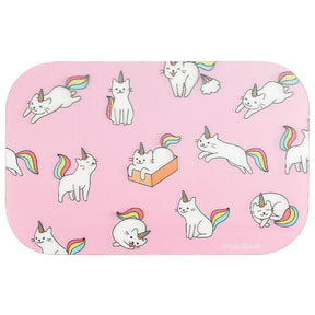 Pulsar Caticorns Magnetic 3D Rolling Tray Lid - 11"x7" with whimsical caticorn design