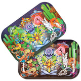 Pulsar Metal Rolling Tray & 3D Lid | Psychedelic Desert