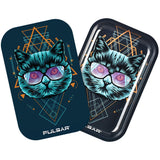 Pulsar Metal Rolling Tray & 3D Lid | Sacred Cat Geometry