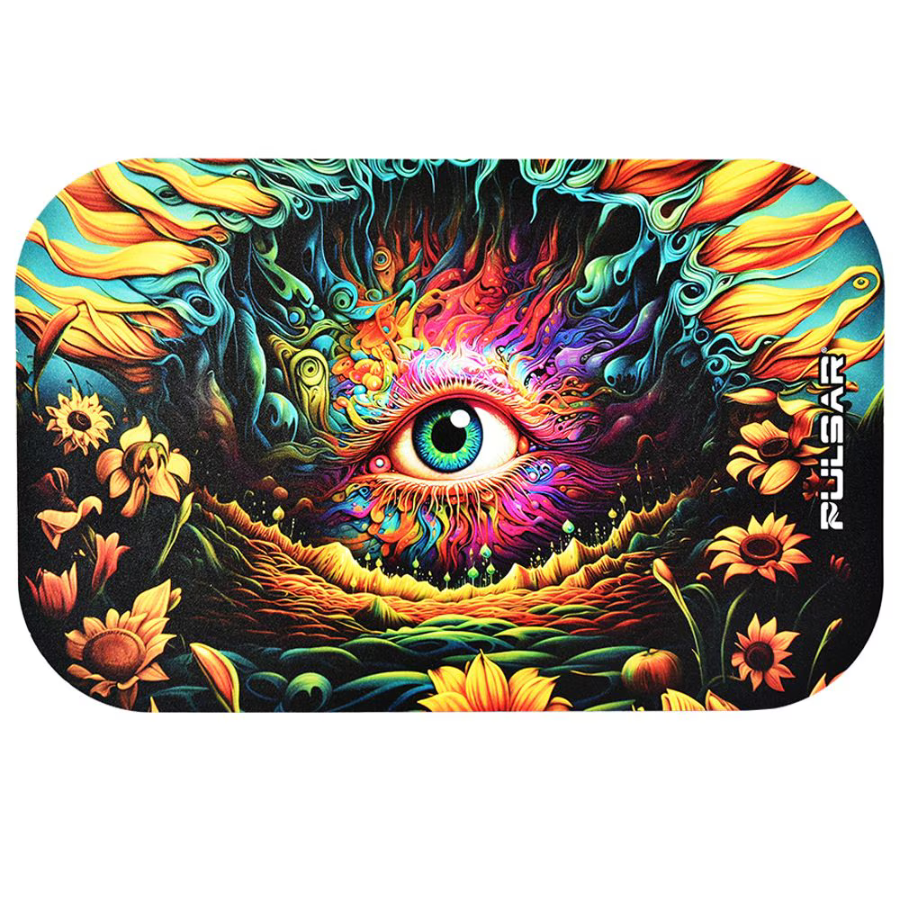 Pulsar Magnetic Rolling Tray Lid | Sunflower Of The Mind | 11"x7"