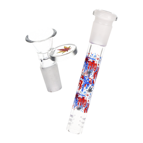 Pulsar Melting Uncle Sam Beaker Glass Water Pipe | 9.75" | 14mm F