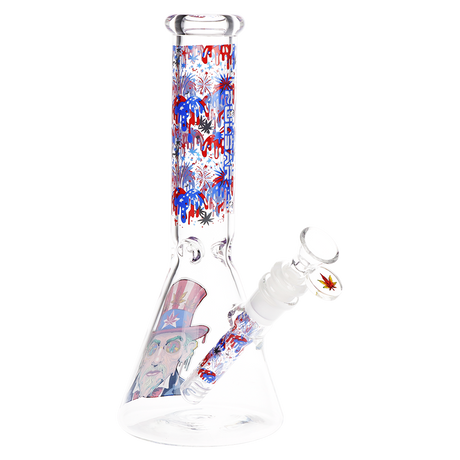 Pulsar Melting Uncle Sam Beaker Glass Water Pipe | 9.75" | 14mm F