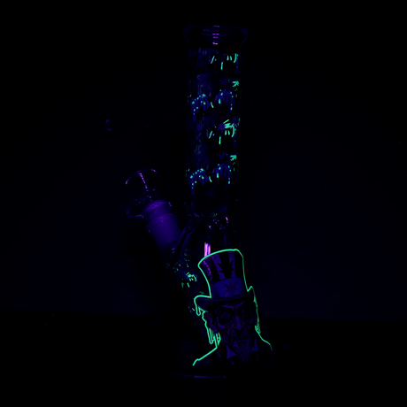 Pulsar Melting Uncle Sam Beaker Glass Water Pipe | 9.75" | 14mm F