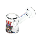Pulsar Melting Uncle Sam Glass Hand Pipe | 4.5"