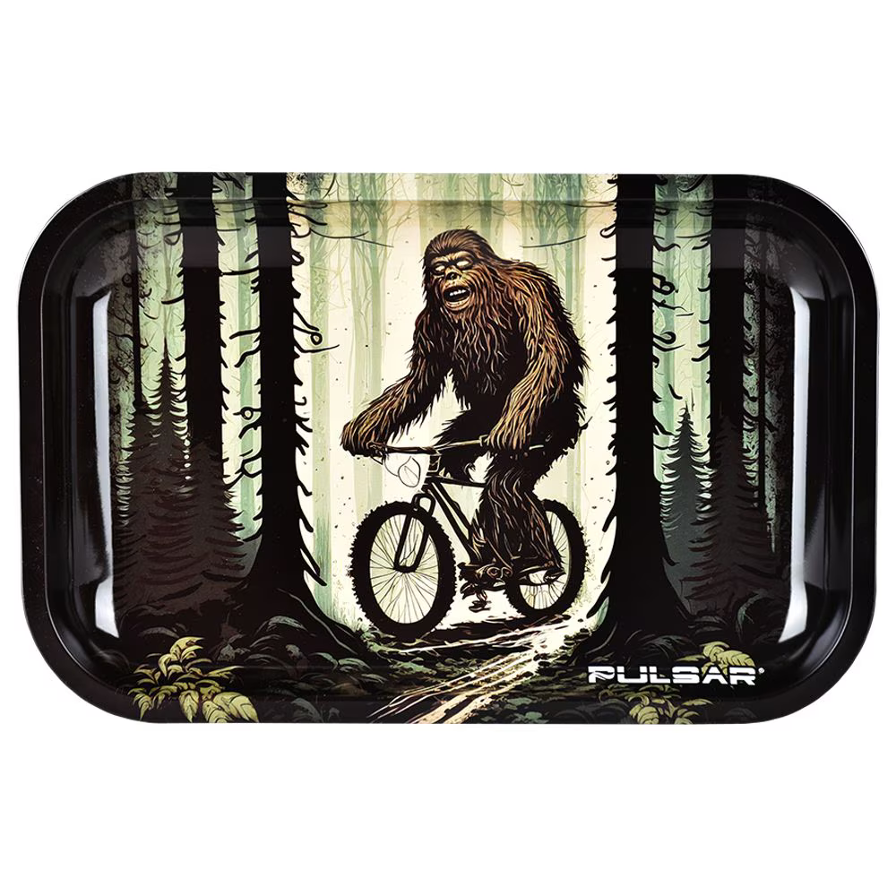 Pulsar Metal Rolling Tray | Bigfoot Rides Again | 11"x7"