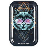 Pulsar Metal Rolling Tray | Sacred Cat Geometry