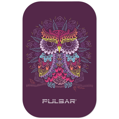 Pulsar Metal Rolling Tray Lid | Owl Mandala