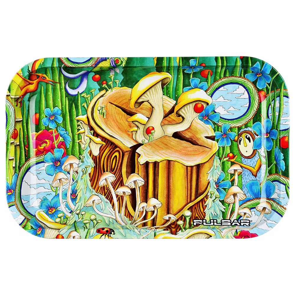 Pulsar Metal Rolling Tray | Where Love Is Alive | 11"x7"