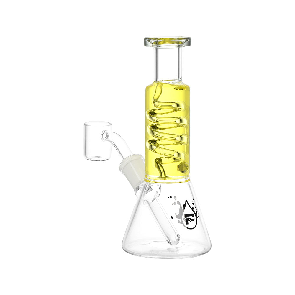 Pulsar 6" Mini Glycerin Coil Beaker Dab Rig with Borosilicate Glass and 14mm Joint