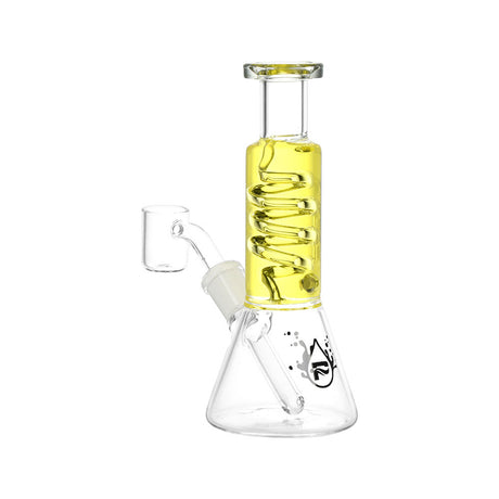 Pulsar 6" Mini Glycerin Coil Beaker Dab Rig with Borosilicate Glass and 14mm Joint