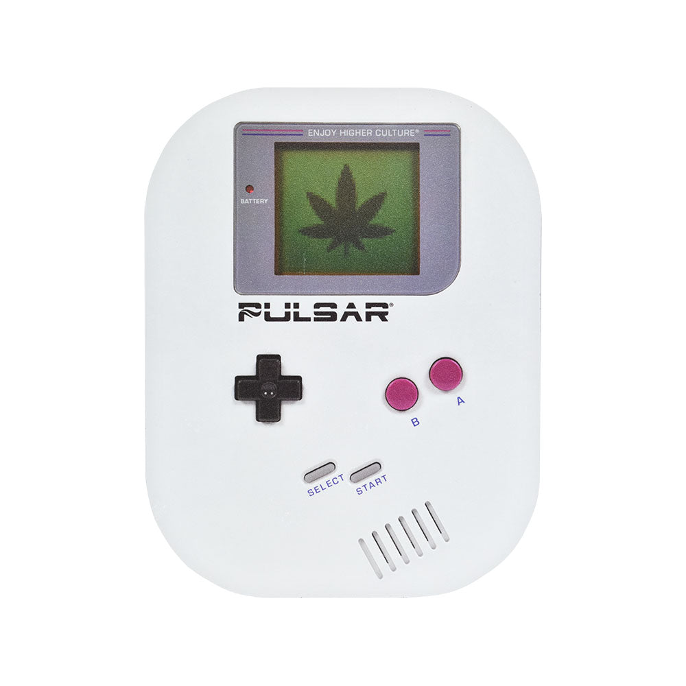 Pulsar Mini Metal Rolling Tray w/ Lid - Weedboy design, 7"x5.5", compact and portable