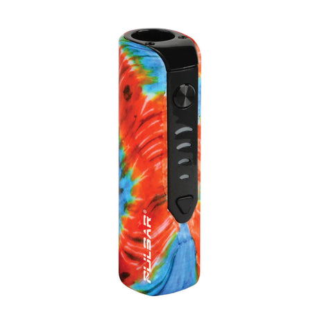 Pulsar Mobi 510 Battery in Tie Dye, compact vape battery for concentrates, side view