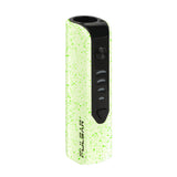 Pulsar Mobi Vaporizer in neon green with black accents, front view on white background