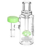 Pulsar Mushroom Perc Ash Catcher with 90 Degree Joint, Front View on White Background