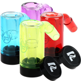 Pulsar Neon Brights Glass Oil Reclaimer | 14mm | Assorted Colors | 4ct Bundle