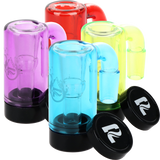 Pulsar Neon Brights Glass Oil Reclaimer | 14mm | Assorted Colors | 4ct Bundle