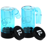 Pulsar Neon Brights Glass Oil Reclaimer | 14mm | Assorted Colors | 4ct Bundle