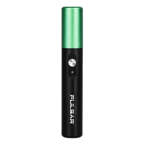 Pulsar PHD Pre-Heat Device 510 Battery in green and black, front view, 450mAh capacity, compact for travel