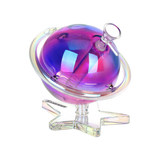 Pulsar Planetary Ring Electroplated Glass Water Pipe | 5.5" | 14mm F