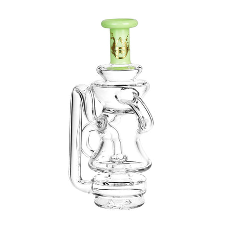 Pulsar Borosilicate Glass Recycler Attachment for Puffco Peak/Pro, Front View on White