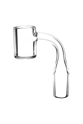 Pulsar Quartz Deep Bucket Banger for Dab Rigs, Side View on White Background