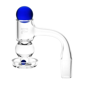 Pulsar Quartz Terp Slurper Hybrid Set with blue accents on seamless white background