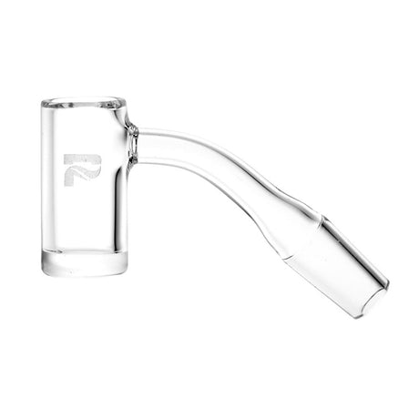 Pulsar Quartz Banger with Thick Bottom and 45 Degree Angle for Dab Rigs, Clear Side View