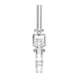 Pulsar Quartz Vapor Straw Tip with Honey Catcher, 10mm Male Joint, Clear View