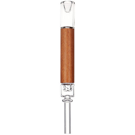 Pulsar Quartz & Rosewood Deco Dab Straw | Integrated Tip | 5.75"
