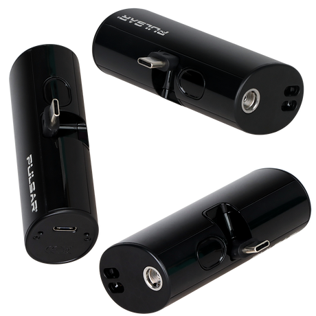 Pulsar Relay 510 vape battery in black with five variable voltage settings from 1.8V to 3.8V
