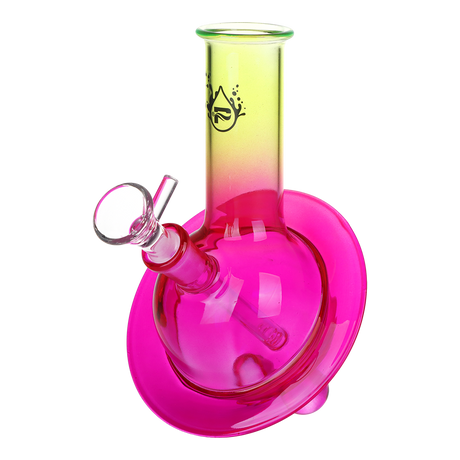 Pulsar Rings of Uranus planet base glass bong with a Pulsar logo on the neck, sold as a pair