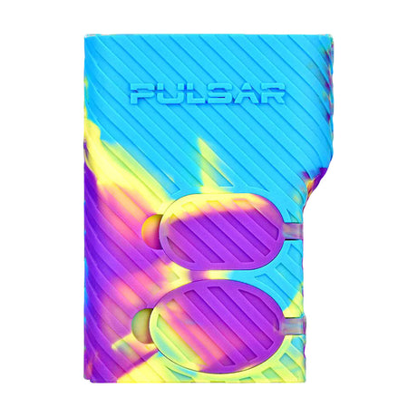 Pulsar RIP Series Ringer 3 in 1 Silicone Dugout Kit in Blue Yellow Purple, Front and Side Views