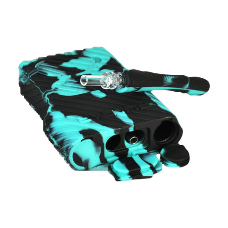 Pulsar RIP Series Ringer 3 in 1 Silicone Dugout Kit with quartz chillum, top view