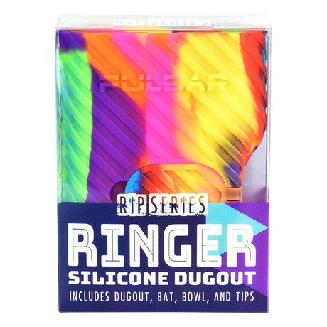 Pulsar RIP Series Ringer Silicone Dugout Kit with colorful design, front view packaging
