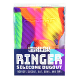 Pulsar RIP Series Ringer 3 in 1 Silicone Dugout Kit with colorful design, front view packaging