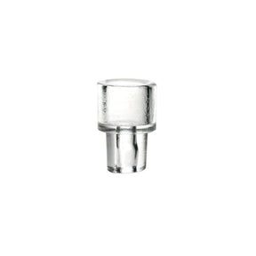Pulsar RIP Series Ringer heavy wall borosilicate glass bowl, 10mm joint, front view on white