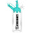 Pulsar RIP Series Teal Silicone Gravity Water Pipe, 11", 14mm Female, Front View