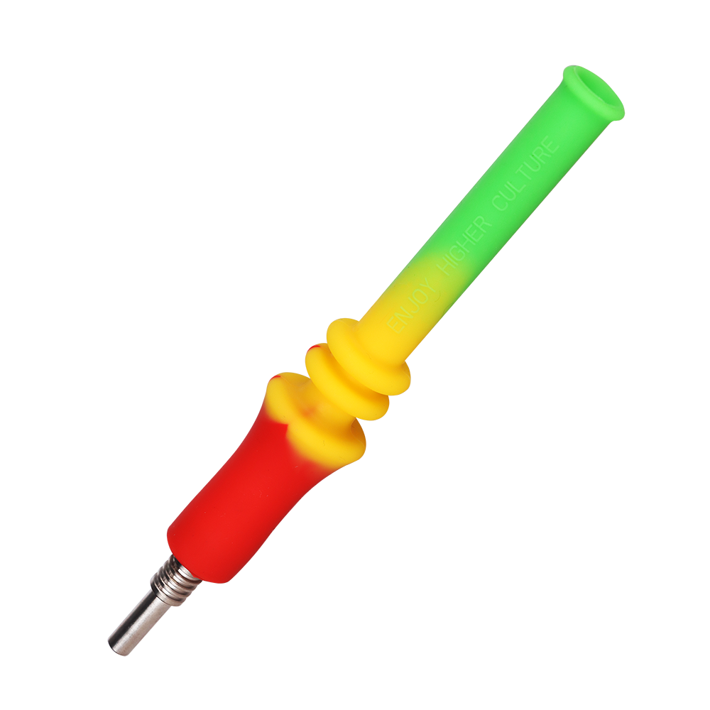 Pulsar RIP silicone dab straw, 6.25 inches long, with a 10mm titanium tip and a limited lifetime warranty